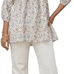 Womens Beige Printed Short Tunic Top-image-71