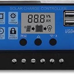 Echocart 100A Solar Panel Controller Solar Re r Controller L Display S n Street Lamp System Re Controller PWM Re Management Dual USB Output Controller-image-74