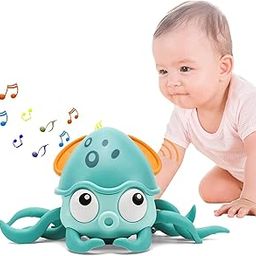 Kidology Baby Musical Octopus Crawling Toy for Kids Age 1+ Year | Interactive Dancing Octopus with Music & LED Lights | Automatically Avoids Obstacles | Tummy Time Toys for Boys and Girls-27