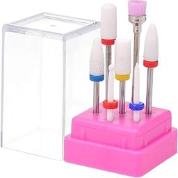 7pcs Ceramic Nail Bits Set Pedi & Mani Bits Kit Replaent Bits for Electric Nail Hine Acrylic Nail Tool-image-10