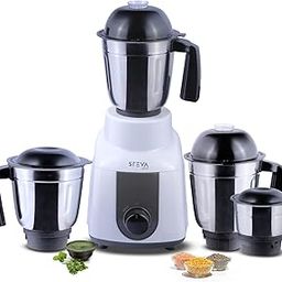 Steva STEELO Mixer Grinder, 750W, 3 Stainless Steel Jars, 21000 RPM, 5 Year Motor Warranty, White-image-26