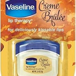 Vaseline Lip Therapy Lip Balm, Creme Brulee 0.25 Oz, 1 Count, Yellow-26