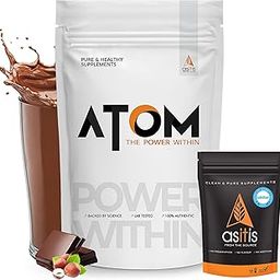 AS-IT-IS Nutrition ATOM Whey Protein Choco Hazel Fusion 1kg+ AS-IT-IS Creatine 100g (Combo Pack)-image-6