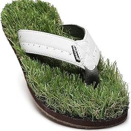 GRASS FAB | Natural | Textured Grass | Turf | Soft | Comfortable | Durable | Flip Flops for Men-image-6