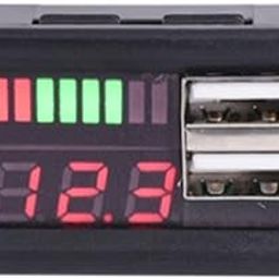 Digital Mini Voltmeter, DC 120V, 0.56-inch LED Display Panel, 2-Wire, for Motorcycle Battery-picture-3