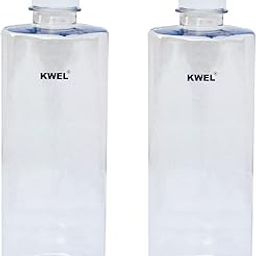 KWEL 500ml Refillable Empty Clear Plastic Sample Mini Bottle With Flip Caps For Fine Drop Liquid Atomizer Sanitizer Air Travel Loations Beauty Makeup (Pack of 2)-13
