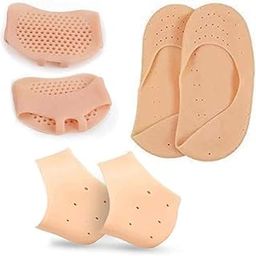Anti-Crack Silicone Heel Socks Combo - Full-Length Moisturizing Foot Protector for Cracked Heels & Foot Care, Unisex Socks for Men & Women-picture-24