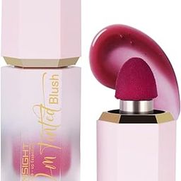 Insight Cosmetics I'M Tinted Blush | Niacinamide-Infused | Lightweight | Long-Lasting | Gel Blush with Built-In Sponge Tip, 6 gm(Berry Bliss)-3