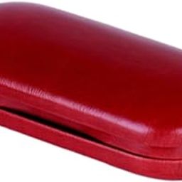 The Style Sutra Double Layer with Makeup Mirror Soft Spectacle Case for Travel Office Indoor red with Glasses|1 Glasses Case1 Glasses| Eyeglass Cases-image-12