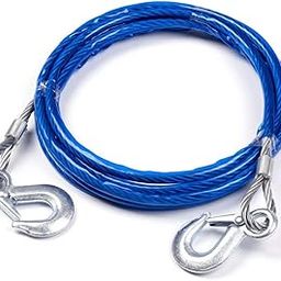 CAR SAAZ 5 Tone 3M Steel Wire Towing Rope Snatch Strap for Car-image-71