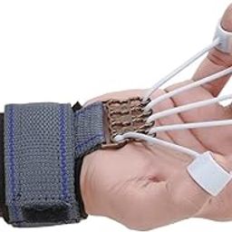 Fitfix® Finger Gripper Strength Trainer Forearm Exerciser Hand Yoga Resistance Band Finger Expander Finger Extension Exerciser Climbing Finger Hand Paralysis Rehabilitation Training and Home Exercise Exercise Grip Builderr with free 2 extra Loops-picture-24