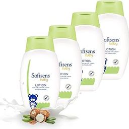Softsens Baby Nourishing Lotion with Milk Cream & Shea Butter |No Paraben and Phthalates and No Harmful Chemicals for baby skin ((200ml x Pack of 4, Green)-image-94