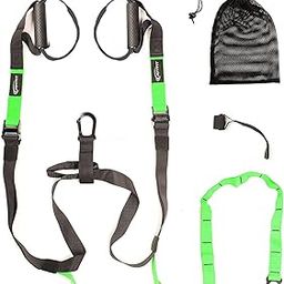 Joyfit - Suspension Training Strap with Door Anchor, Adjustable Buckles, Grip Handles, Carry Bag, for Resistance, Gym, Home, Workout, Legs, Arms, Knee, Chest Exercises for Men and Women-28