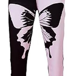 Butterfly Print Joggrer Pants, Black and White, Drawstring Waist, Wide Leg, Beachwear Pant & Pyjama, Men Trouser-image-1