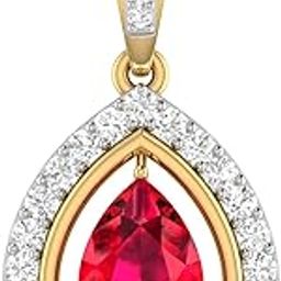 pc jeweller Yellow Gold and Diamond Pendant for Women-picture-46