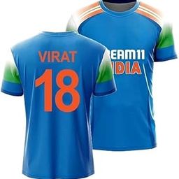 India Jersey New 2025 ODI Virat Kohli for Boys,Kids,Men-image-76