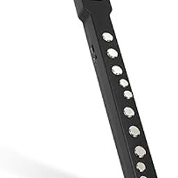 Digital Wind Instrument, Mini MIDI Electric Saxophone, with 10 Tones and 12 Accompaniments, Built in 800mAh Battery, with Removable Nozzle (Black)-image-62