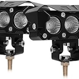 Caraxia 40 Watt Super Bright 3 Led Fog Light Lamp | White & Yellow | High/Low Beam | 4 Modes of Flashing Spotlight With On-Off Switch Universal for All Bikes, Cars, SUVs & Thar (1pcs)-26