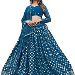 Latest Wedding Lehenga Choli Collection Sitara Georgette Fabric Marriage Special & Anniversary Gift Bollywood Style Ready-to-Wear Lehenga Choli for Women & Girls Elegant Bridal Wear-picture-37