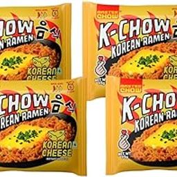 Masterchow k-chow korean Ramen cheese instant Noodles | Pack of 4 | Cheesy instant noodles | 99 grams each-image-5