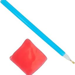 Multipurpose Glue Stick Pen for Stone & Kundan Sticking in Embroidery, Jewellery Making, Kundan Bangles, Crafting & DIY Projects – Includes 1 Pen & 1 Glue Pad-23