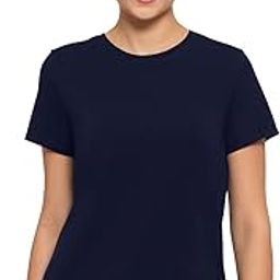Solid Short Sleeve Crew Neck Tee-image-26