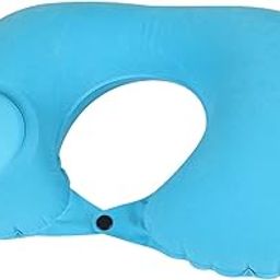 CALANDIS™ Travel Pillow Ultralight Inflatable Pillow U Shape for Office Train Light Blue | Travel Pillows | Travel Accessories-image-15