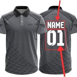 Personalized Sports Uniform Women's Cricket t-Shirt Mens Polo t Shirts with collaryonex t Shirts for Men | 2 Year to 5XL-image-83