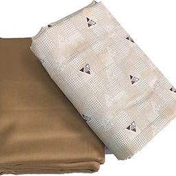 Men's Poly Cotton Shirt And Trouser Unstitched Fabrics Set (Multicolours_Freesize) 331-image-84