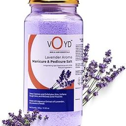 VOYD Lavender Manicure Pedicure Spa Salt - Exfoliating Treatment for Smooth Hands and Feet | Deep Cleanses | Relaxing Aromatherapy | Free from Paraben, Silicone & Mineral Oil | 350g-image-69