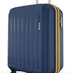 Genius Alley 55cm Cabin Trolley Bag Hard Case Polypropylene, 4 Spinner Wheels, 360 Degree Wheeling Carry on Luggage, Travel Bag, Suitcase for Travel, Trolley Bags for Travel, Navy-picture-22