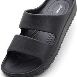Soft EVA Double Strap Slippers for Men | Stylish Anti-Skid Slides with Arch Support & Bouncy Sole | Lightweight Indoor Outdoor Comfort-12