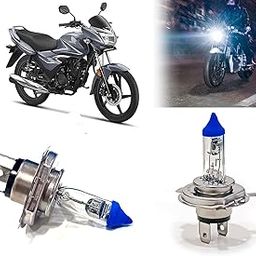 Auto Pearl Halogen H4 Front Headlight Bulb 12V/35W Ultra Bright Compatible with CB Shine (Pack of 1)-26