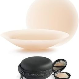 Nipple Cover Reusable for Women| Nipple Pasties Silicone - Premium Ultra Thin |Invisible & Skin Friendly Adhesive|Up to 12 Hrs Sticking Capacity |Reusable Cloth Bag - 2 Pcs (Pair of 1) Nude-picture-28