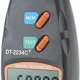 Digital Tachometer, DT-2234C+ Non-Contact Mini RPM Tester Meter LCD Display Handheld Digital Photo Tachometer-1