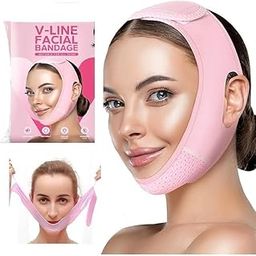 Silicone V Face Mask Face Lift Up Belt Facial Slimming Bandage Mask Cheek,Chin,Belt Face Slim Lift Band Mask Double Chin Reducer For Women And Men Tightening Skin, 1 Count-39