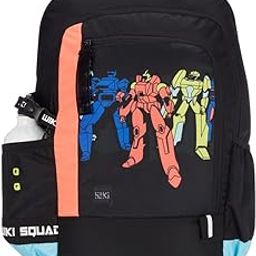 Wiki Squad 2 34L 4 Compartment Backpack (12977) (Black)-image-37