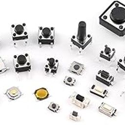 Meadawgs® 25 Values Tactile Push Button Micro Switch Assortment Kit 125PCS(25x5PCS)-35