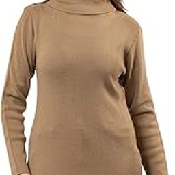 Winter Wear Casual Solid Acrylic Soft & Warm High Neck Skivvy for Women's-image-98