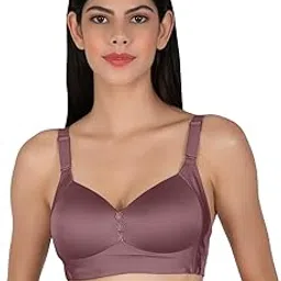 joomie Women's M-Frame Lightly Padded Plus-Size Minimiser Bra:- 3 Hook and Eye Closure, Available in C,D & E Cup Sizes-picture-1