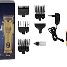 Kubra Kb - 781 Professional Battery Powered Hair Clipper For Men - Golden | Beard & Body Trimmer | USB Fast Charging | Stainless Steel Self-Sharpening Blades-image-37