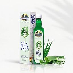 GARDEN OF NUTRITION Herbal and Ayurvedic Aloe Vera Juice | Original Flavour | Rich in Fiber | Natural Juice for Skin Care | No Added Sugar (500ml)-image-19