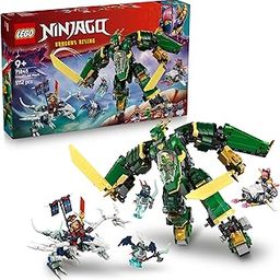 LEGO NINJAGO Lloyd’s Jet Mech Ninja Toy Building Kit 71845 Building Blocks Toys for 9+ Gift for Boys and Girls-image-27