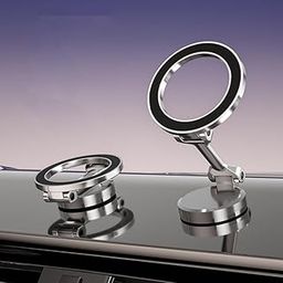 EUTOPIA Compatible Magsafe Car Mount, 360°Rotatable Magnetic Phone Holder for Car Dashboard,Universal Car Mobile Holder for iPhone 16/15/14/13/12,Samsung,Stable Phone Mount for Car,Strong N52 Magnets-3