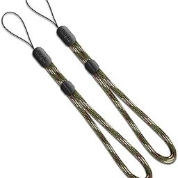 Ringke Lanyard Wrist Strap Compatible with Cellphone, Phone Cases, Keys, Cameras & ID MP3 QuickCatch Adjustable String [Green Camouflage] [2 Pack]-picture-1