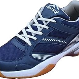 Unisex Spectrum White (Non Marking) PU Gym/Badminton Shoe-image-92