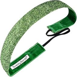 Sweaty Bands Viva Diva Headband, Lime Green Sparkle, 1-Inch-image-35