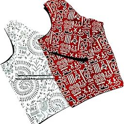 Pure Cotton Floral Print Blouse | Women’s Round Neck Short Sleeve Top | Lightweight, Soft and Stylish | Summer-Friendly Office Casual-image-51