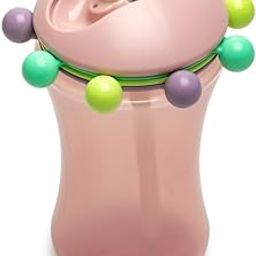melii Abacus Straw Sippy Cup 11.5oz/340ml for Baby, Toddler (Pink)-image-17