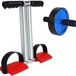 ShopiMoz Tummy Trimmer and Ab Wheel Roller Combo Core Abdominal Belly Six Pack Abs Exercise Home Gym Equipment Full Body Workout Fitness Accessories For Men & Women-image-80